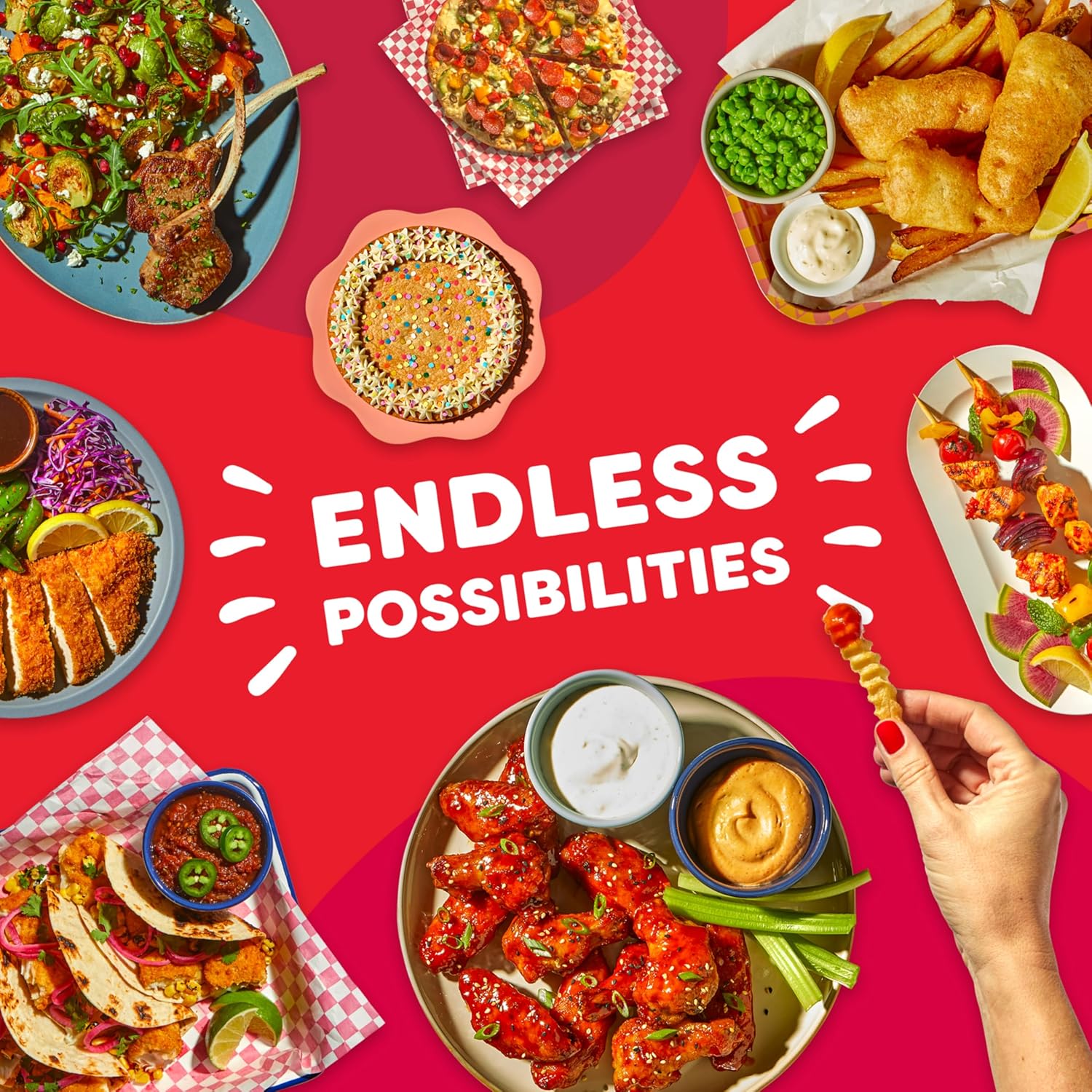 Friteuse à air Instant Pot Omni Plus 19QT/18L, fonction 10 en 1, convient aux pizzas de 12 pouces