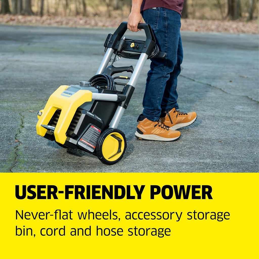 Nettoyeur haute pression Kärcher K1700 3 buses, boîte à détergent