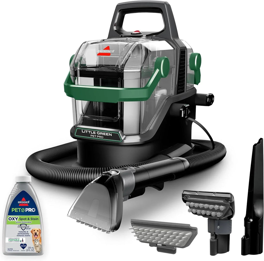 Nettoyeur de tapis portable BISSELL, nettoyeur en profondeur portable pour tapis et tissus d'ameublement, nettoyeur de détails pour voiture/auto