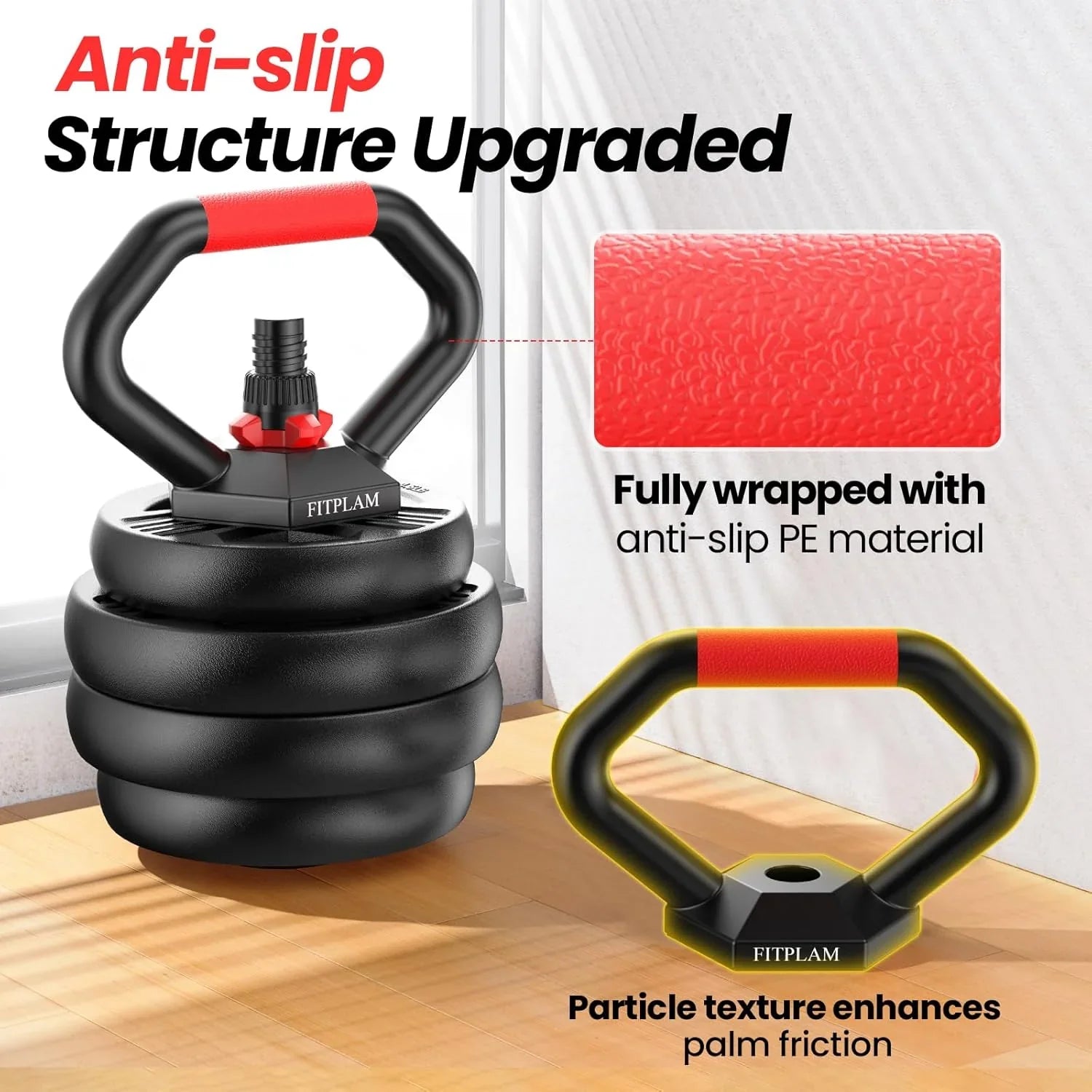 Kit d'haltères réglables avec écrous améliorés Barre, support de pompes, support de pompes