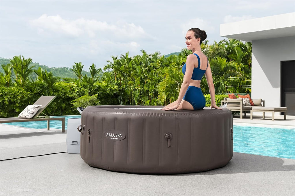 Spa gonflable Bestway SaluSpa Miami EnergySense AirJet (180 x 66 cm) | Spa portable avec 2 housses