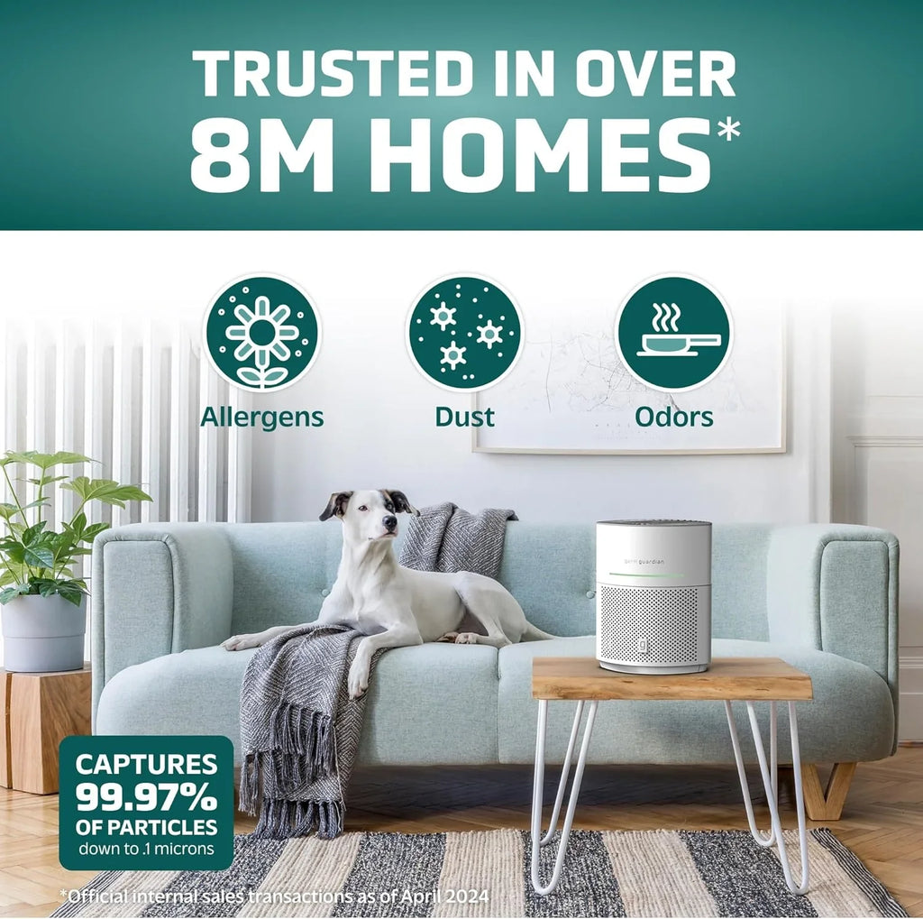 Purificateur d'air pour la maison, pour la fumée des feux de forêt, les animaux domestiques, le pollen, les odeurs, les grandes pièces jusqu'à 1043 pi²