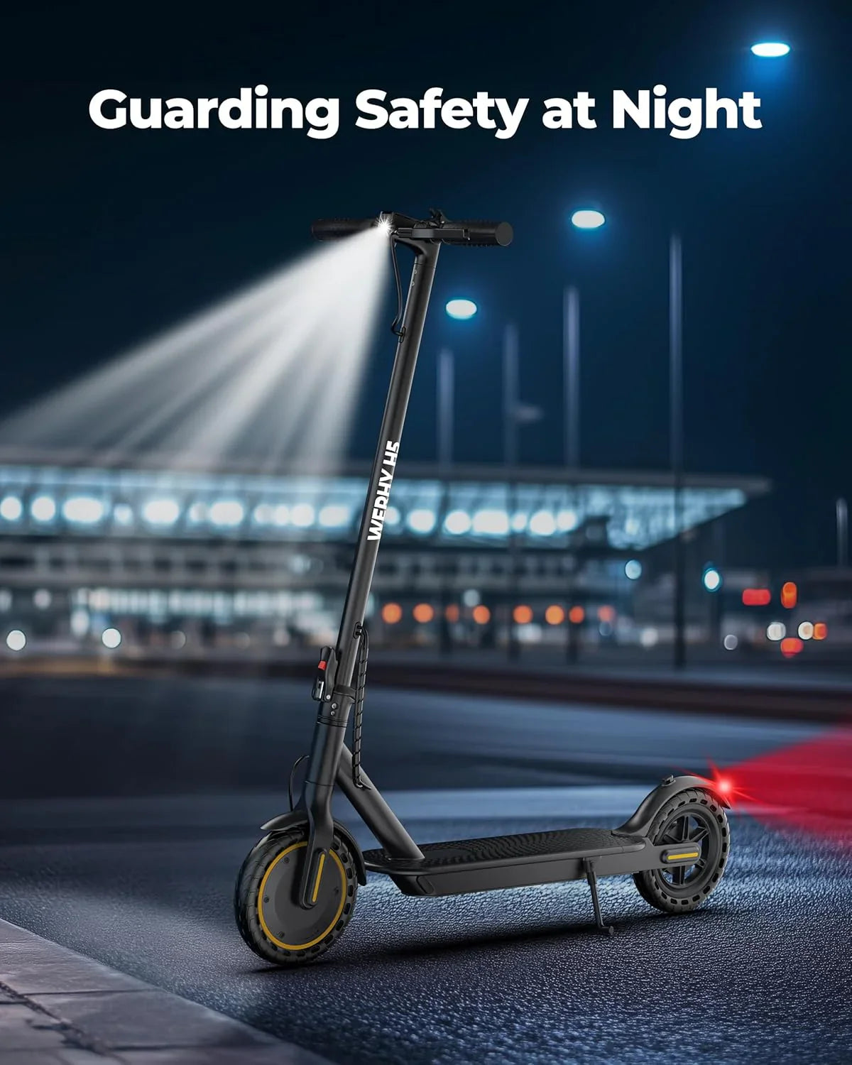 Trottinette électrique, moteur 350W/500W, vitesse maximale 19/22 mph