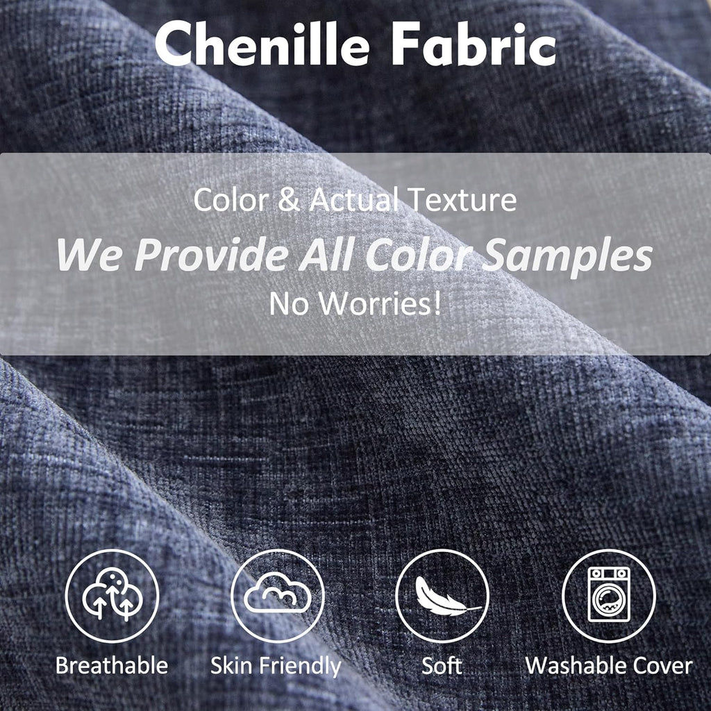 Canapé en U 108 pouces, canapé sectionnel, canapé Cloud confortable avec repose-pieds amovible, canapé profond pour salon, lin, beige