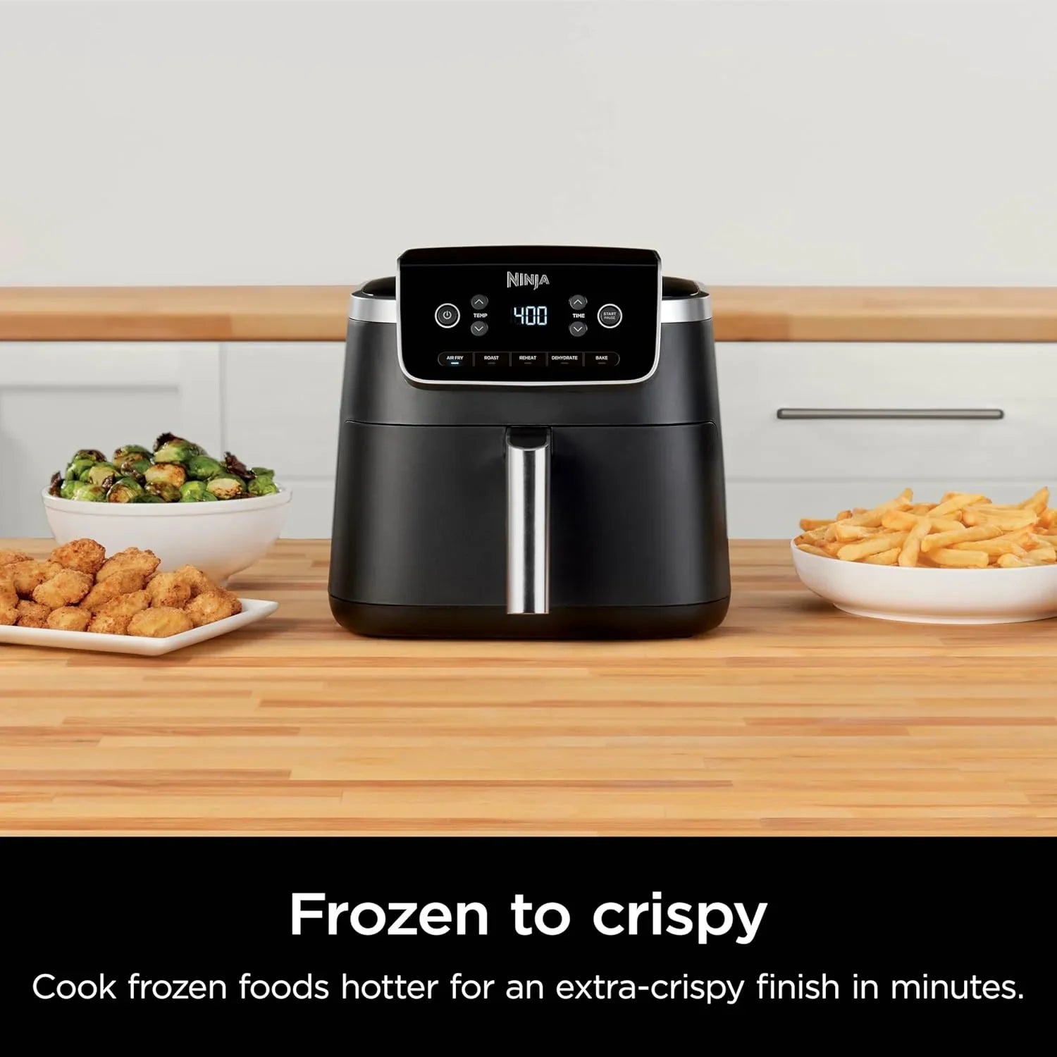 Friteuse à air Ninja Air Fryer Pro 5 pintes 4 en 1 qui fait frire, cuire, réchauffer et déshydrater à l'air