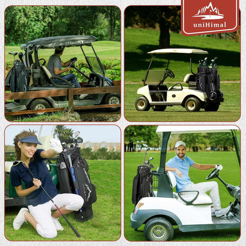 Sac de golf chariot Pro 14 compartiments avec compartiments sur toute la longueur, sac de golf pour homme