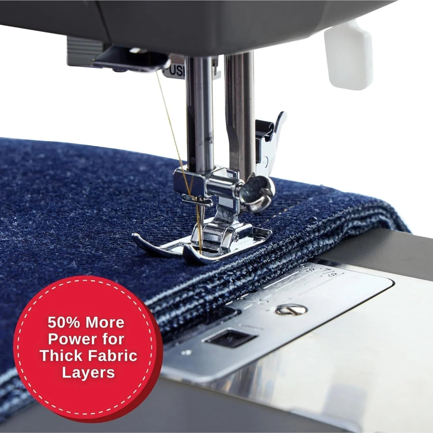 Machine à coudre haute vitesse SINGER Heavy Duty 4452 avec 110 points