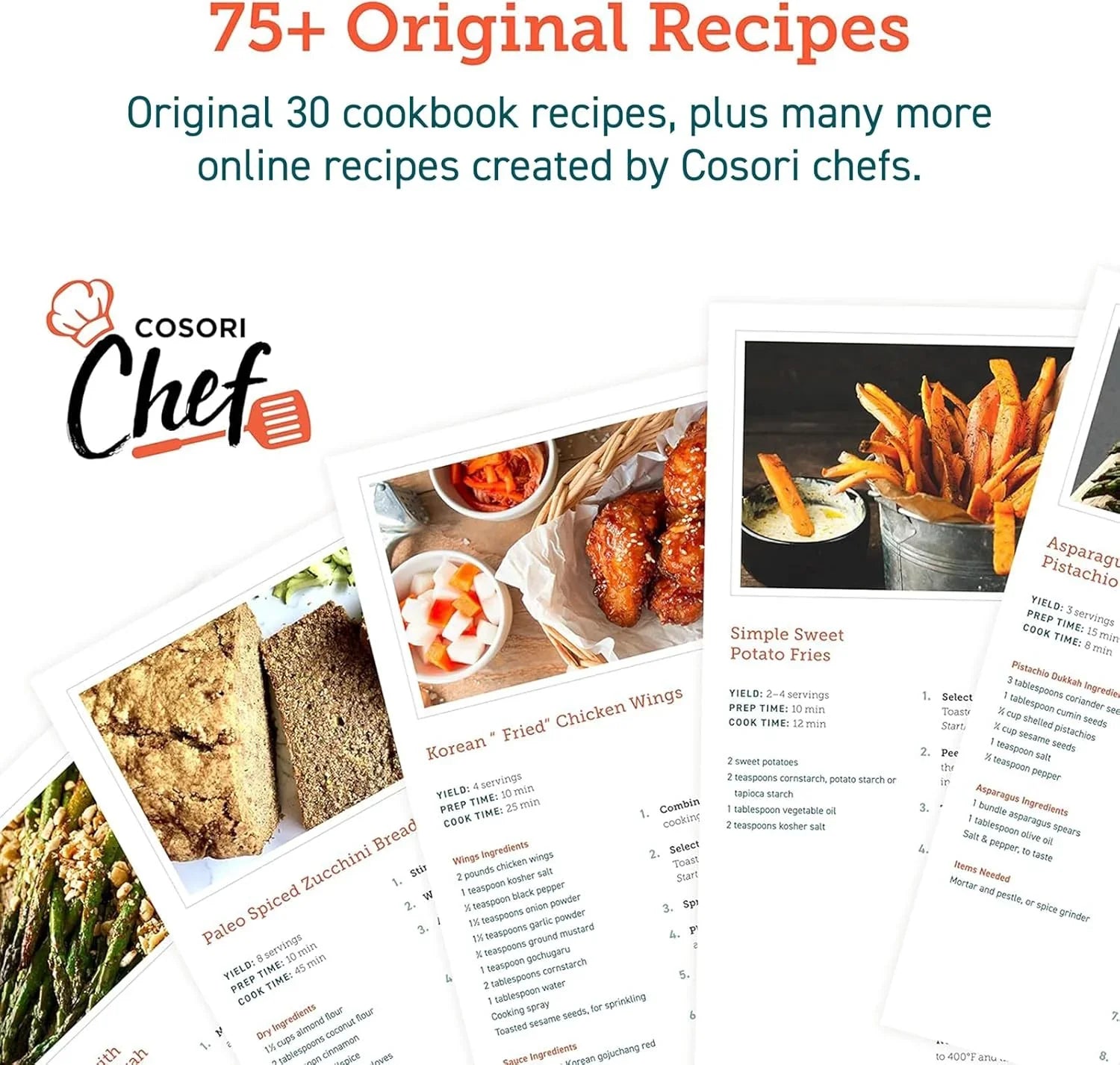 Four grille-pain combiné intelligent 12 en 1 COSORI, four à convection pour friteuse à air, cuisson au four, rôtissage, réchauffage, grillage, déshydratation, 75 recettes et 3 accessoires, 26 pintes