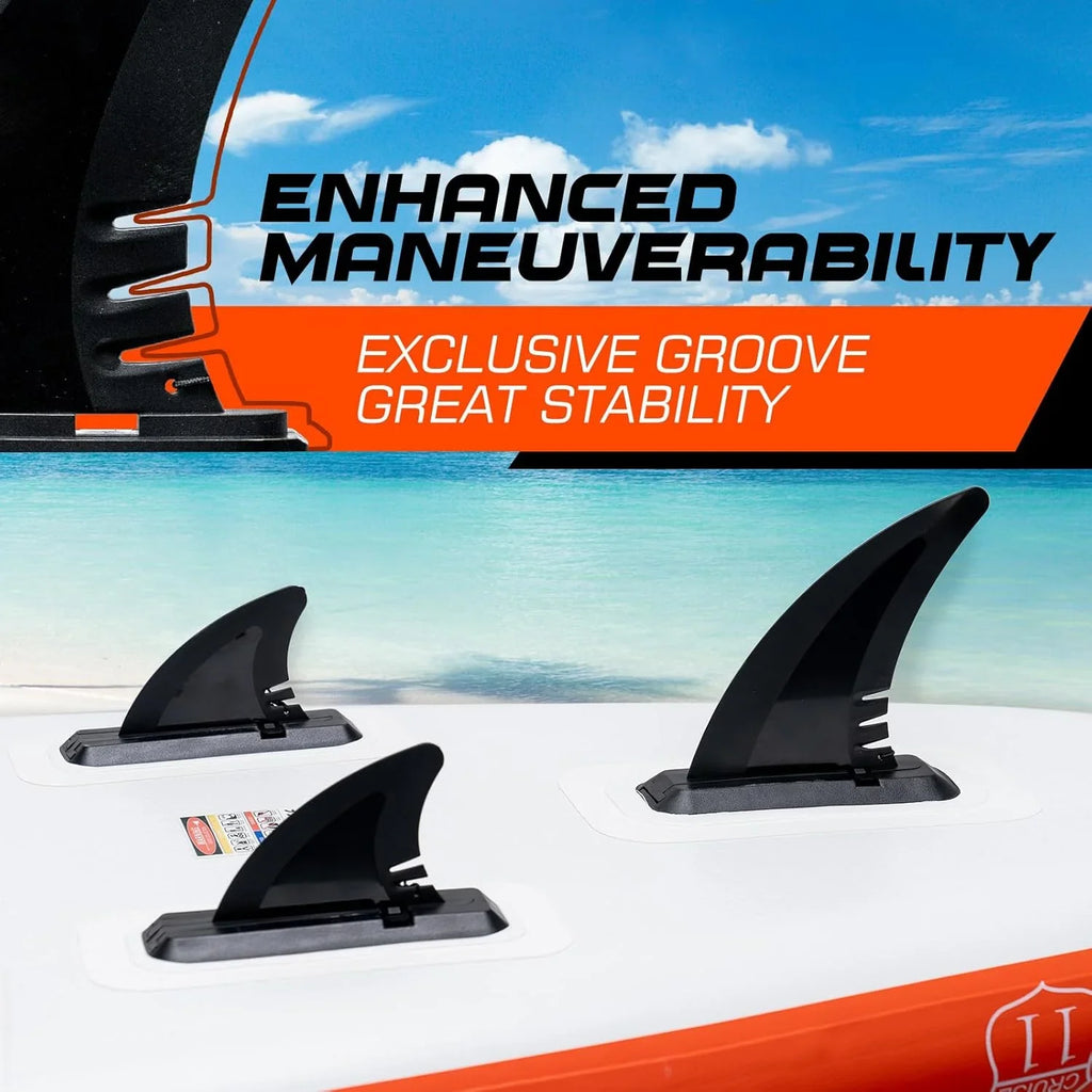 FunWater Stand Up Paddle Board Planche de paddle gonflable ultralégère avec accessoires SUP