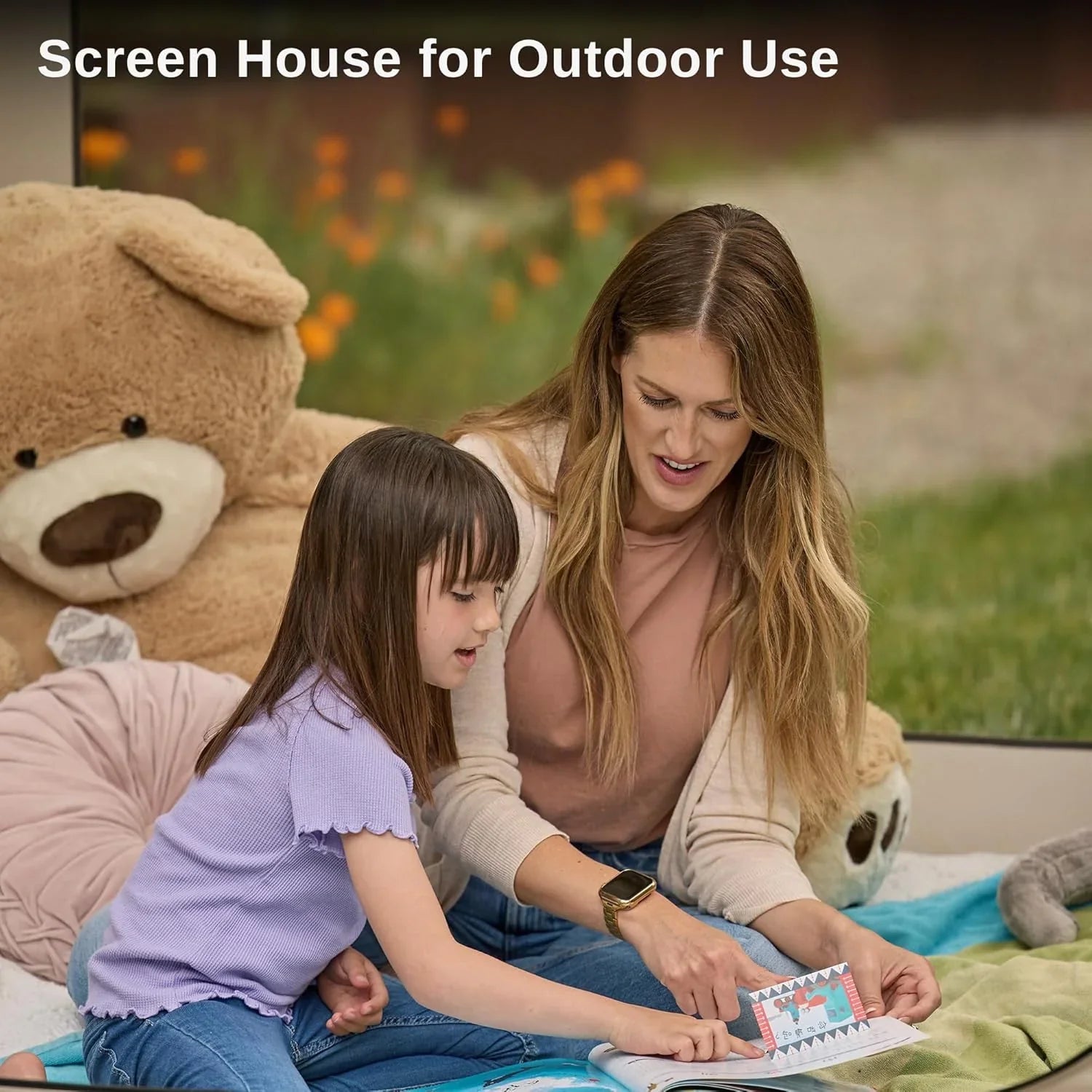 Tente moustiquaire EAST OAK, moustiquaire portable, 3 x 3 m, avec sac de transport