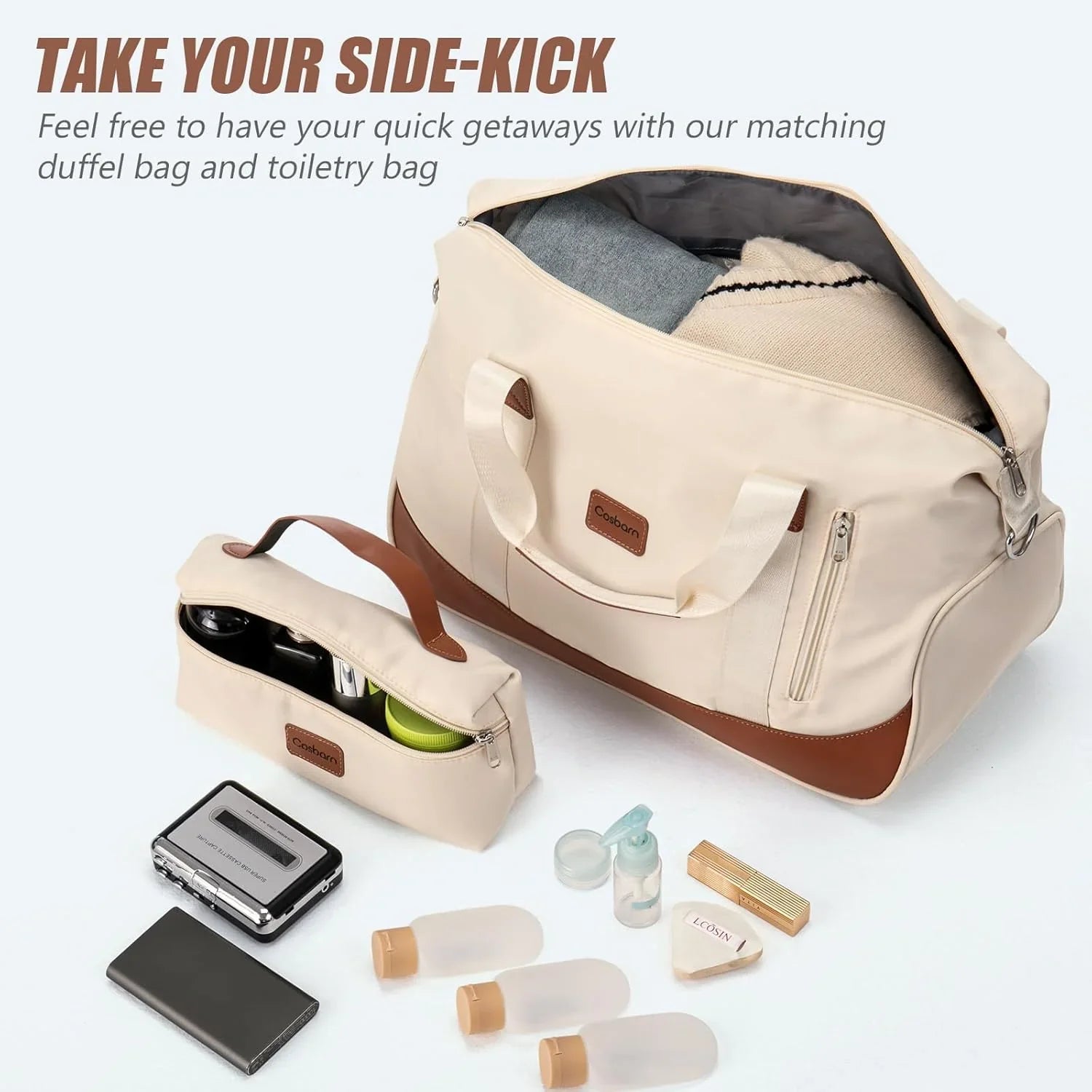 Ensemble de bagages 5 pièces avec valises à roulettes, valise rigide en ABS