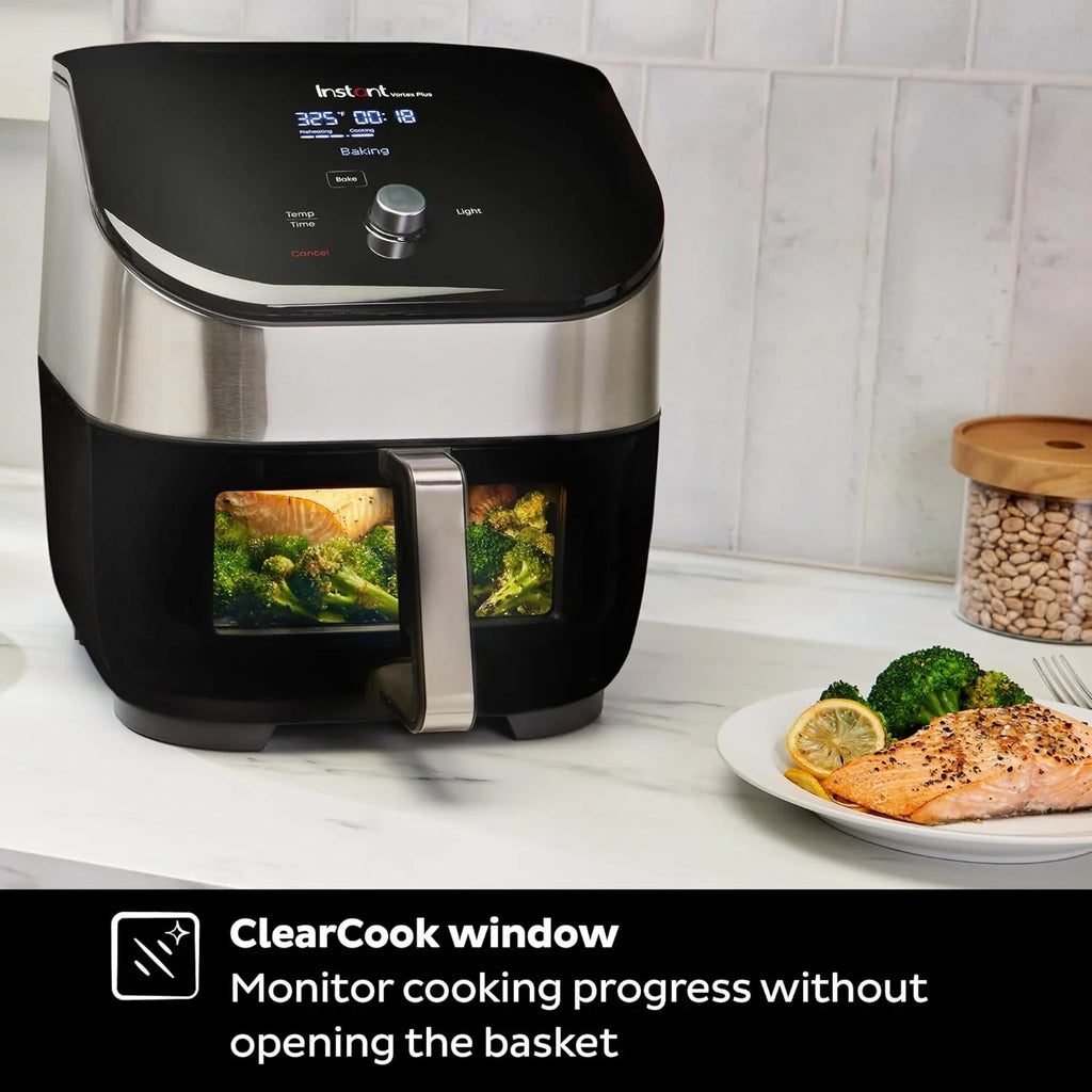 Friteuse à air Instant Pot Vortex Plus 6QT avec technologie d'élimination des odeurs, fonction 6 en 1