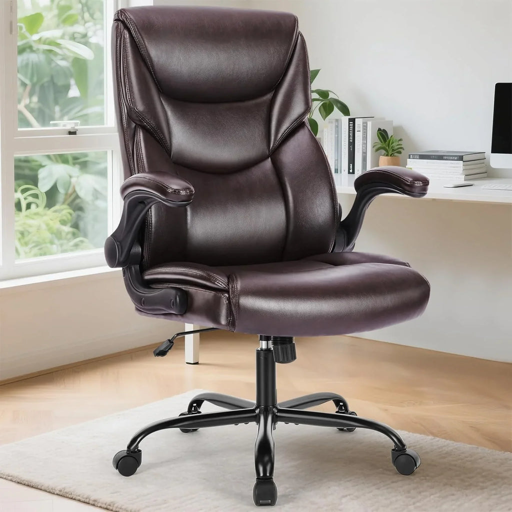 Chaise de bureau ergonomique, chaise de bureau robuste, chaise pivotante réglable à roulettes