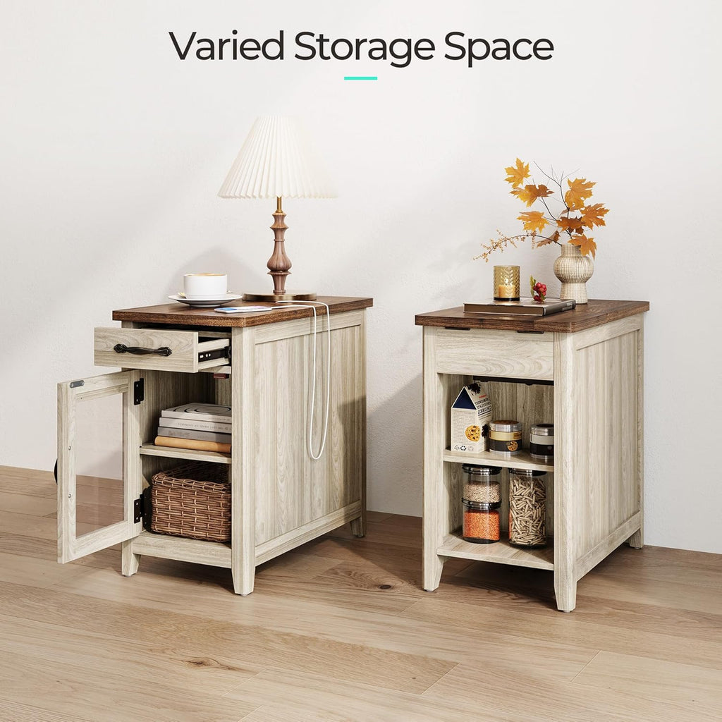 Table d'appoint de ferme Table d'appoint étroite Petite table de chevet