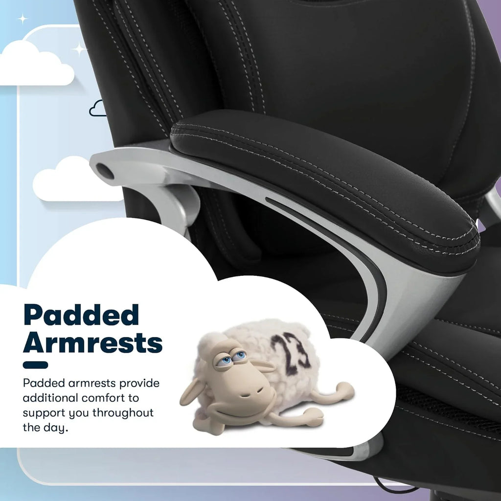 Chaise de bureau exécutive, bureau et chaise d'ordinateur ergonomiques