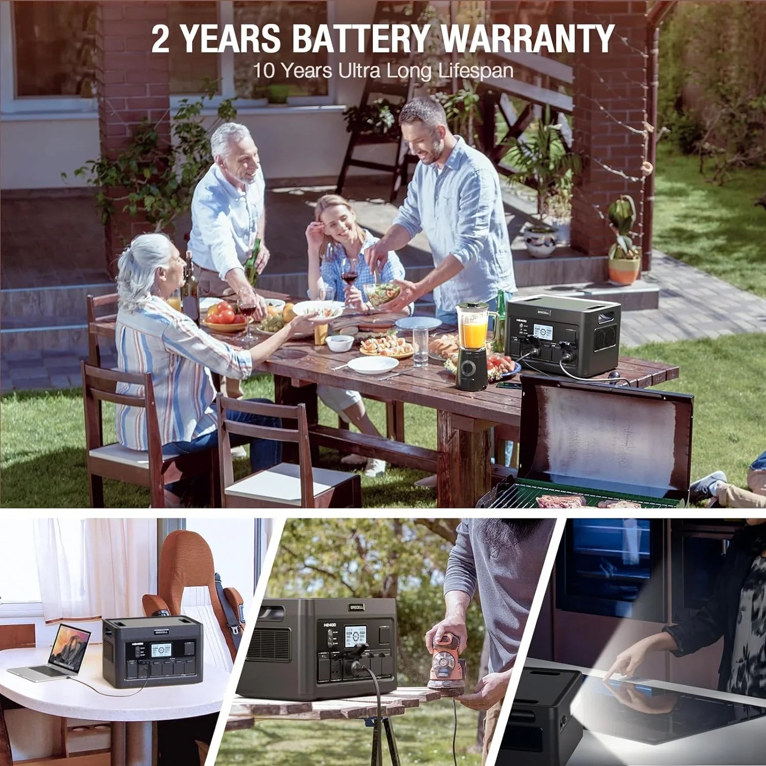 Centrale électrique portable 300 W (600 W en crête), générateur solaire 230,88 Wh avec sortie USB-C PD 60 W