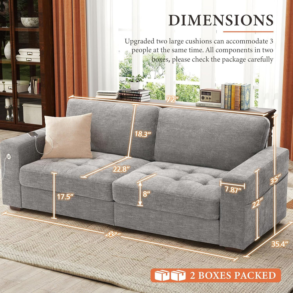 Canapé modulaire moderne en forme de U de 146 pouces d'ihanherry