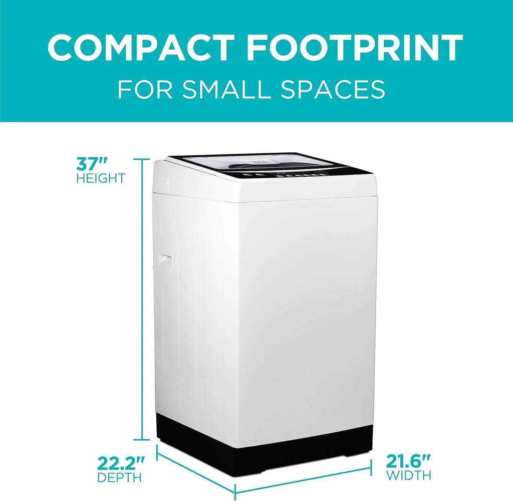 Machine à laver portable d'une capacité de 6,6 lb pour maisons et appartements, 5 cycles de lavage