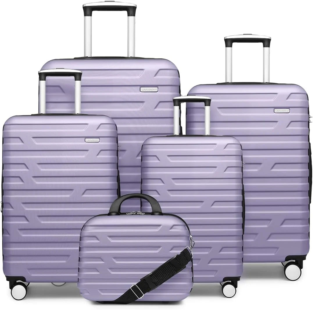 Ensemble de bagages à main légers et extensibles à coque rigide de 6 pièces