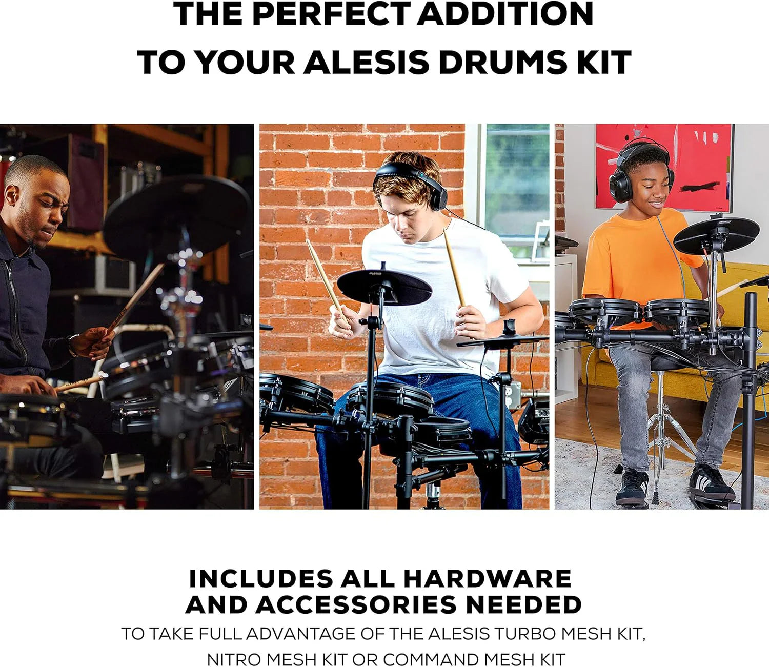 Kit de batterie électrique Alesis Turbo Mesh avec plus de 100 sons et pads en mesh
