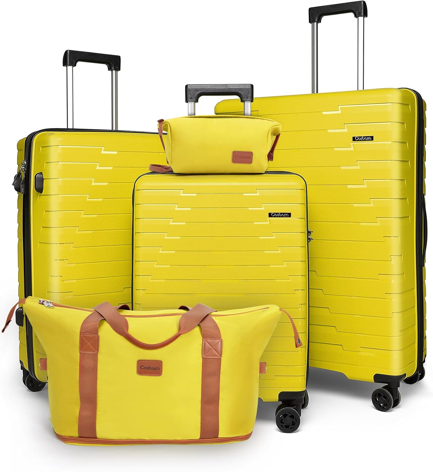 Ensemble de 5 bagages à roulettes, valise rigide en ABS avec roulettes pivotantes