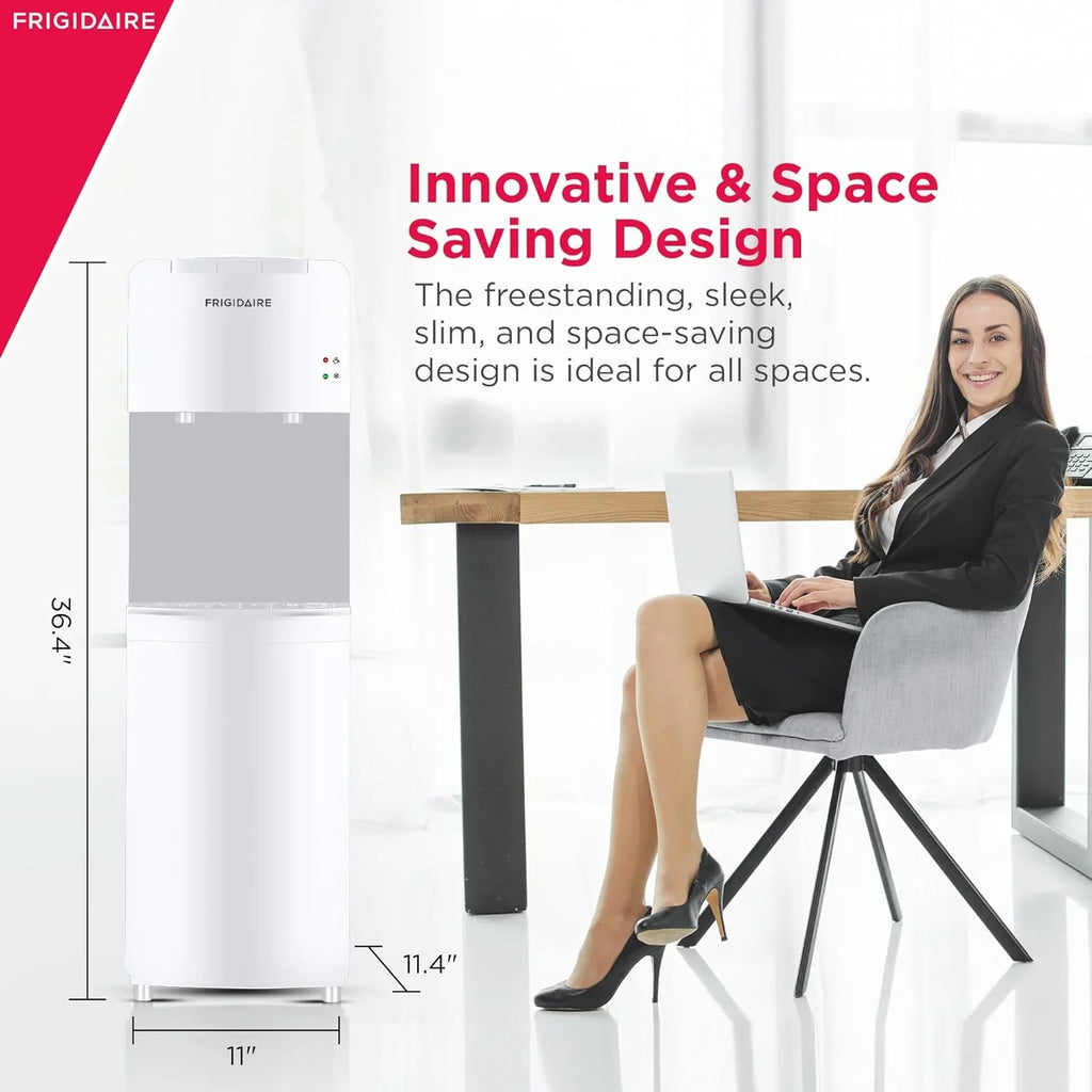 Distributeur d'eau et de glaçons Frigidaire à chargement par le haut - Eau chaude et froide - Verrouillage de sécurité pour enfants