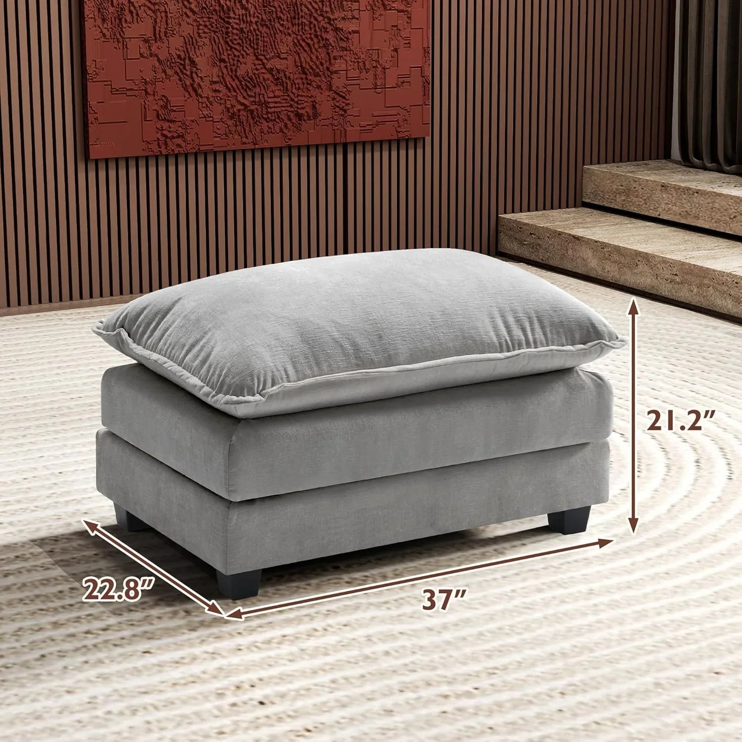 Canapé modulaire moderne en forme de U de 146 pouces d'ihanherry