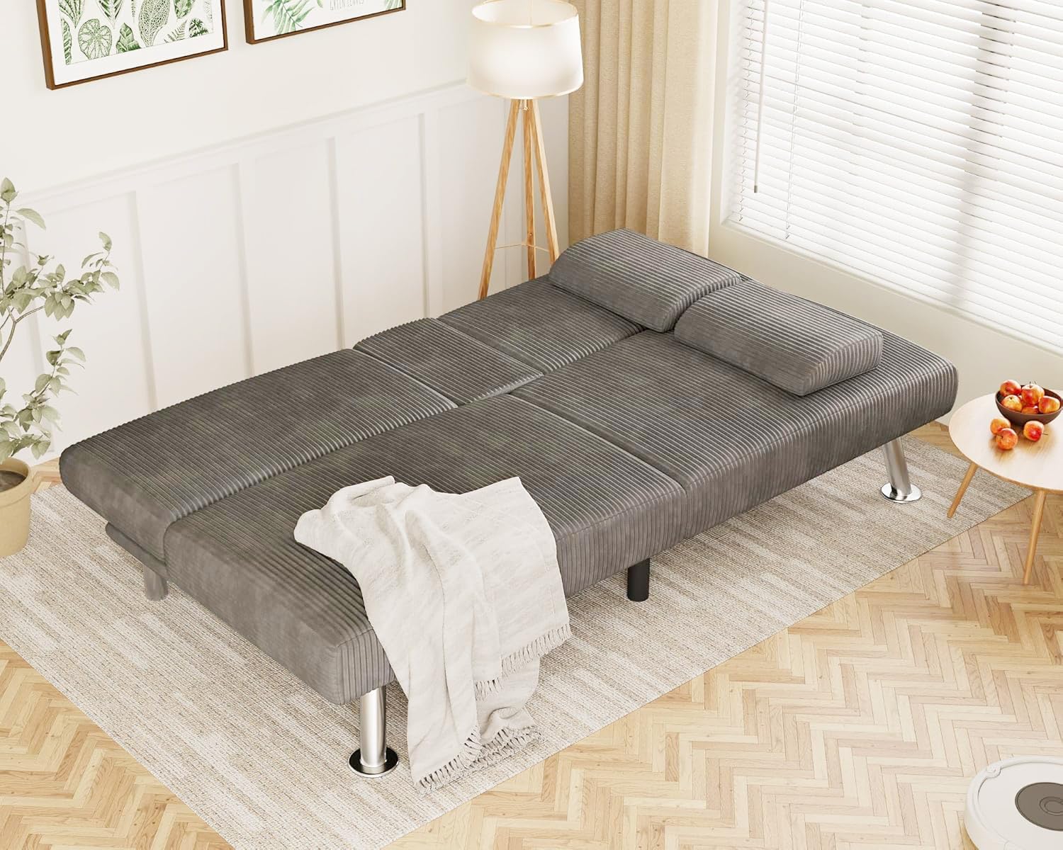 Canapé-lit futon Flamaker Ensemble futon pliant moderne Chaise longue convertible