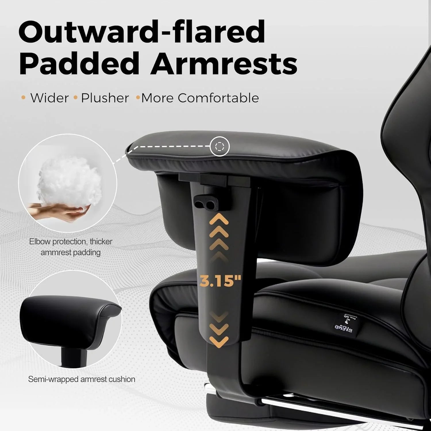 Grande chaise de jeu haute et robuste de 400 lb