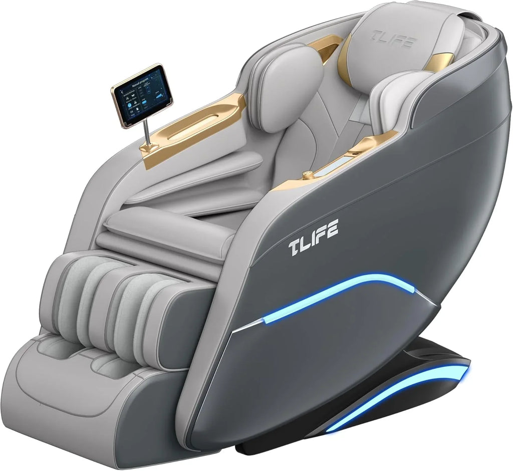 Fauteuil de massage complet, inclinable à 160° en apesanteur avec scanner corporel, fauteuil de massage shiatsu SL Track de 50 pouces, massage localisé, rouleau pour les pieds
