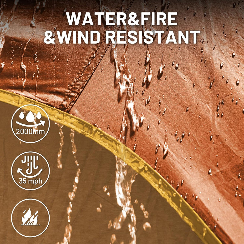 Tente SUV Timber Ridge 5 à 9 personnes avec porche et auvent pour camping familial