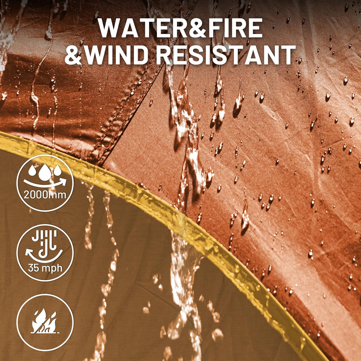 Tente SUV Timber Ridge 5 à 9 personnes avec porche et auvent pour camping familial