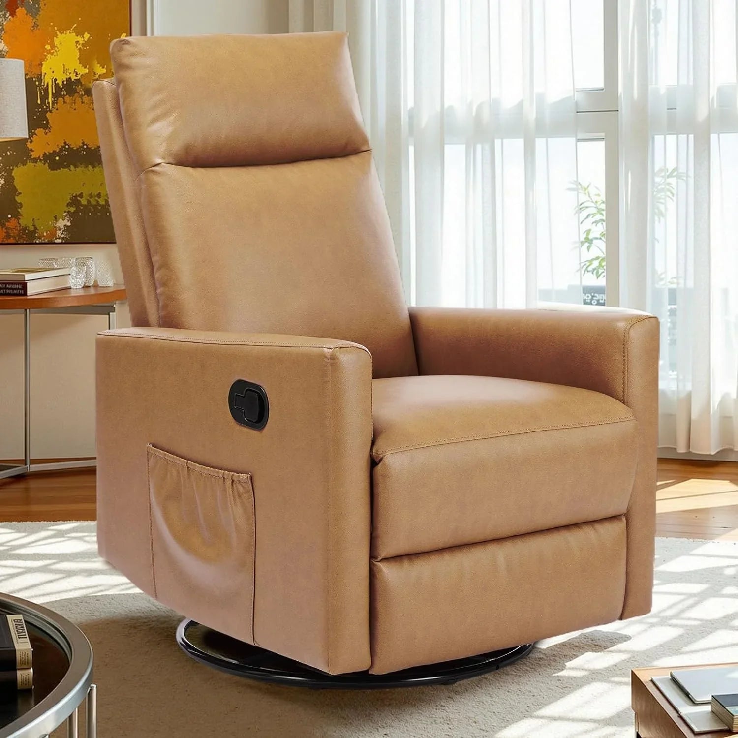 Fauteuil inclinable de massage pour adulte Sweetcrispy, siège de cinéma maison réglable avec support lombaire