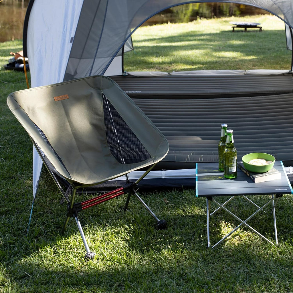 Chaise de camping ultralégère 2,12 lb Chaise de randonnée portable Chaise de randonnée pliante