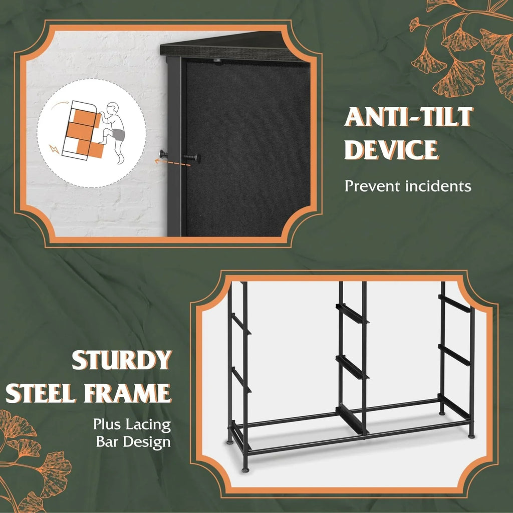 Unité de rangement avec 11 bacs en tissu, tiroirs de rangement avec cadre en acier, grande tour de rangement