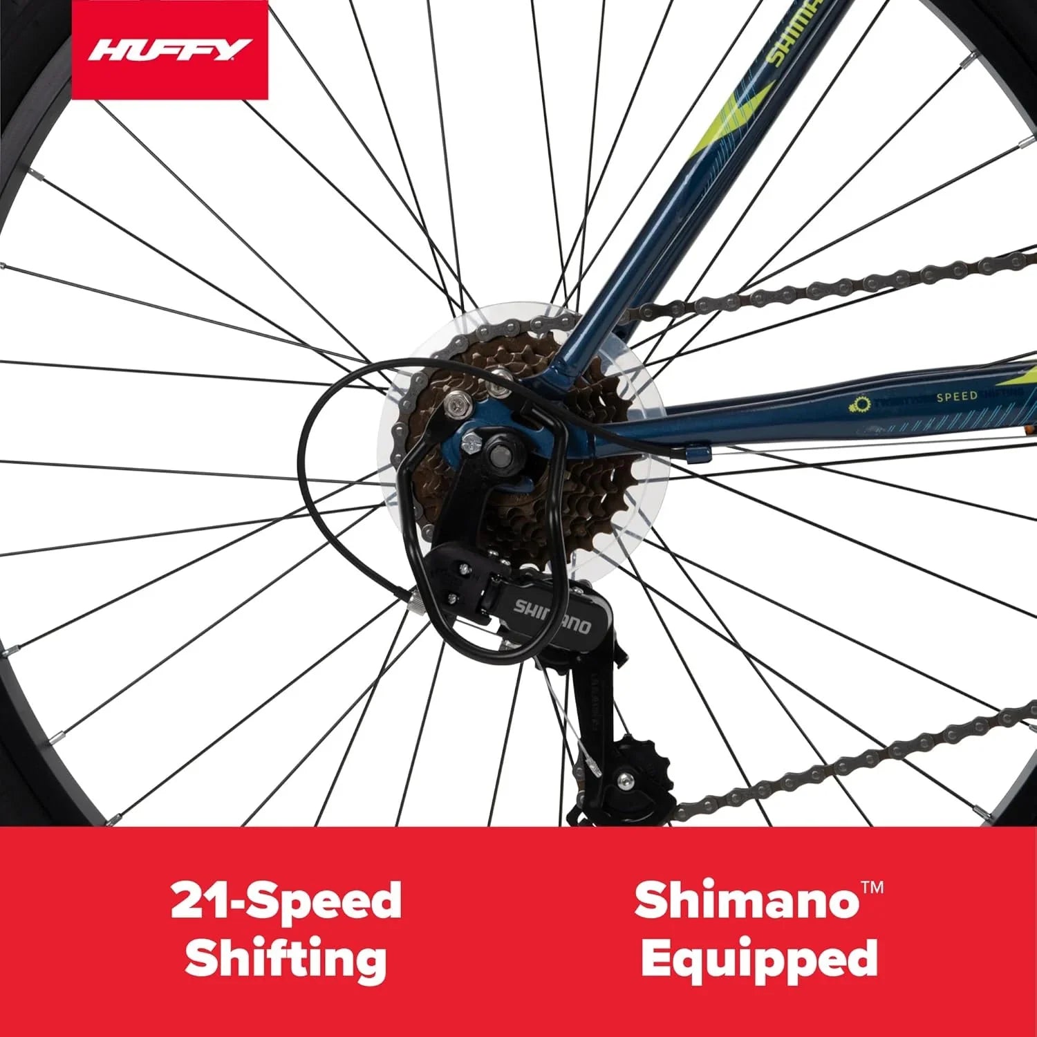 VTT semi-rigide Huffy Stone Mountain, pour garçons/filles/hommes/femmes, tailles 20"/24"/26"