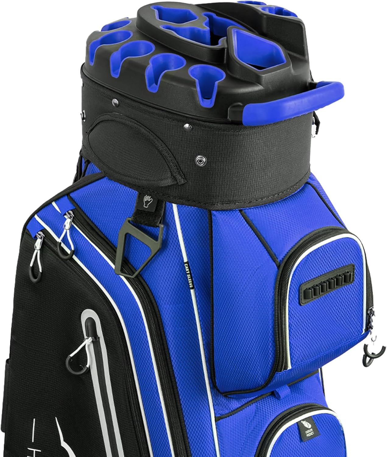 Sac de golf chariot Pro 14 compartiments avec compartiments sur toute la longueur, sac de golf pour homme