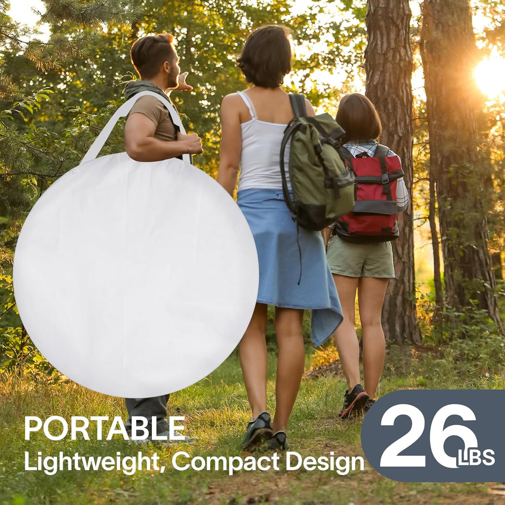 Gazebo à écran, peut accueillir 6 à 10 à 15 personnes Tente à baldaquin de style igloo avec moustiquaire sur les côtés Parfait pour le jardin, la terrasse, l'arrière-cour