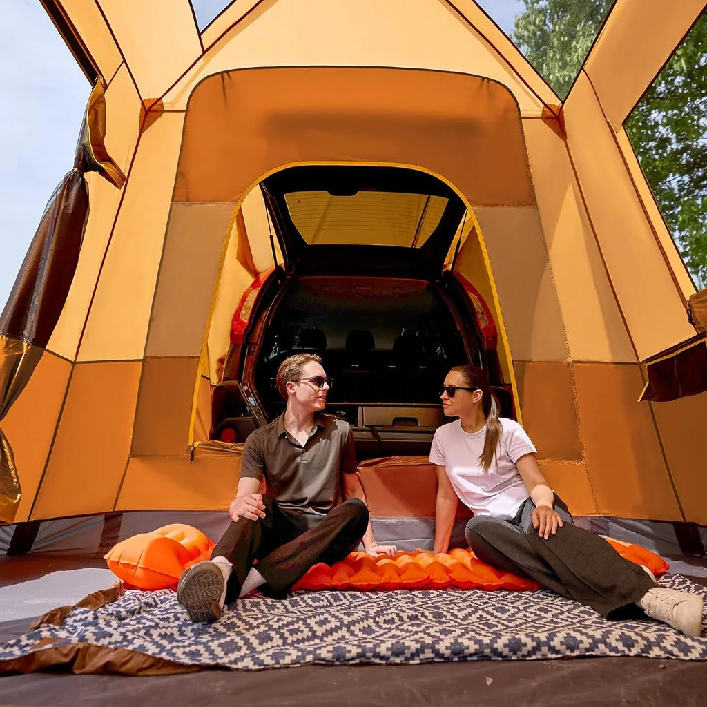 Tente SUV Timber Ridge 5 à 9 personnes avec porche et auvent pour camping familial