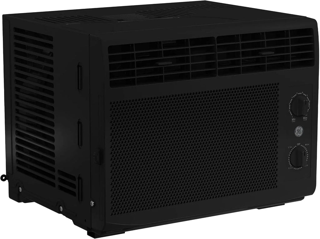 Climatiseur de fenêtre GE, 6 000 BTU, pour petites pièces jusqu'à 250 pieds carrés, avec ventilateur réglable et réglages de refroidissement