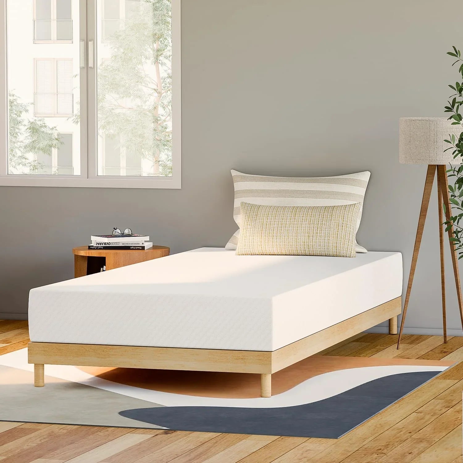 Matelas en mousse à mémoire de forme GAESTE de 8 pouces, entièrement rafraîchissant, matelas dans une boîte