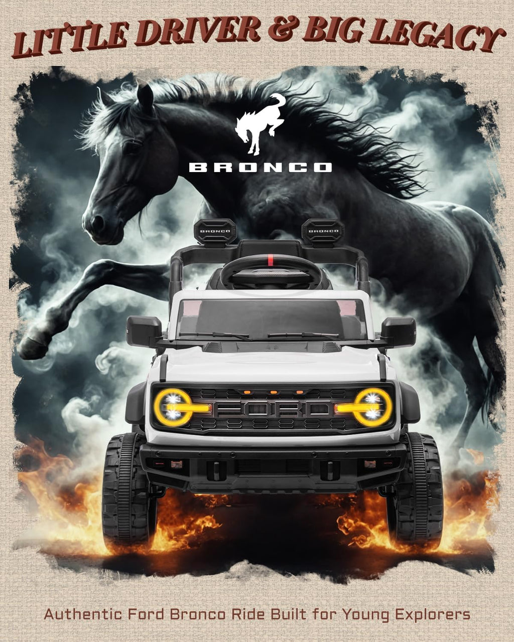 Camion rose pour enfants – Voiture électrique à piles