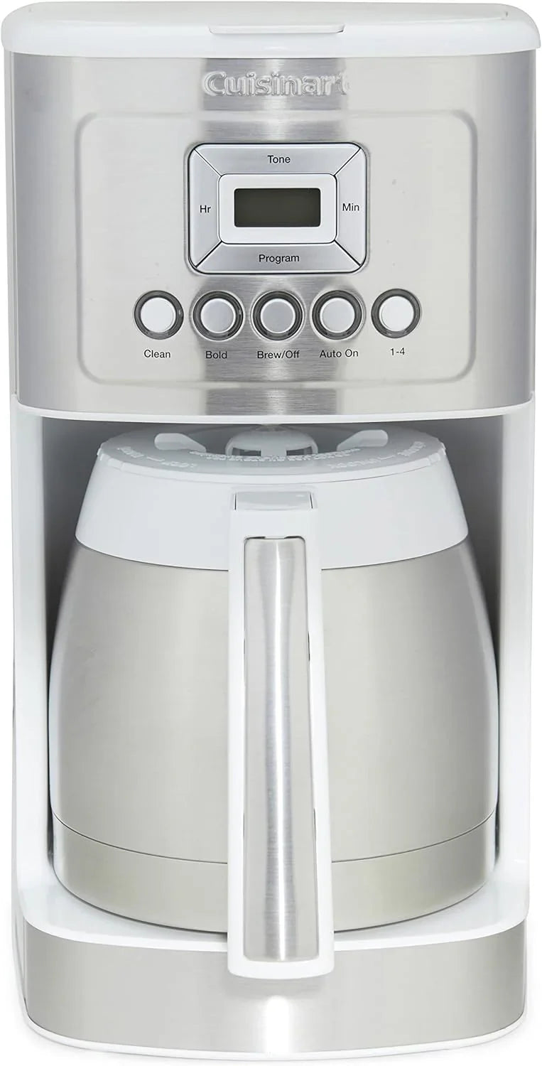 Cafetière Cuisinart 12 tasses, machine à café à carafe thermique programmable PerfecTemp avec réglage de 1 à 4 tasses, contrôle de l'intensité de l'infusion et pause d'infusion