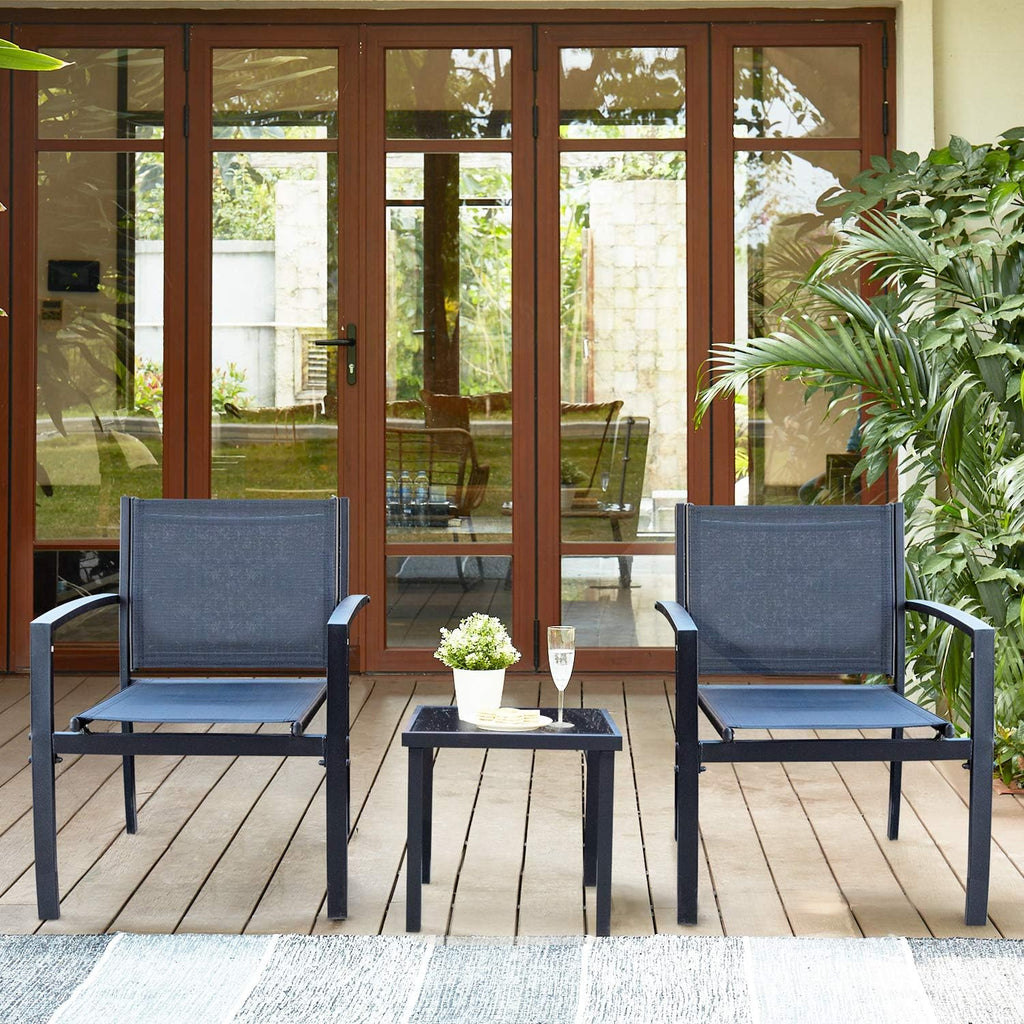 Ensemble de salle à manger de patio Homall 7 pièces, mobilier d'extérieur