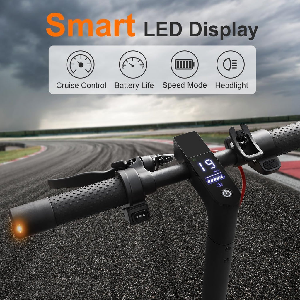 Trottinette électrique, moteur puissant de 350 W/500 W, pneus pleins de 8,5"/10", autonomie de 19/22 mph, 28/21/12 miles