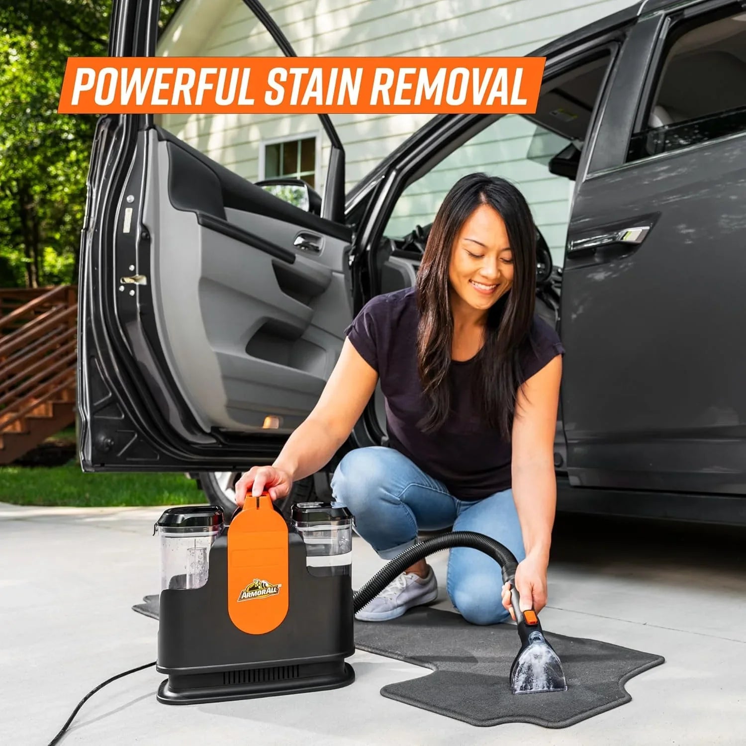 Nettoyeur de taches portable Armor All SCA702 901 pour le nettoyage des voitures, des tapis et des tissus d'ameublement
