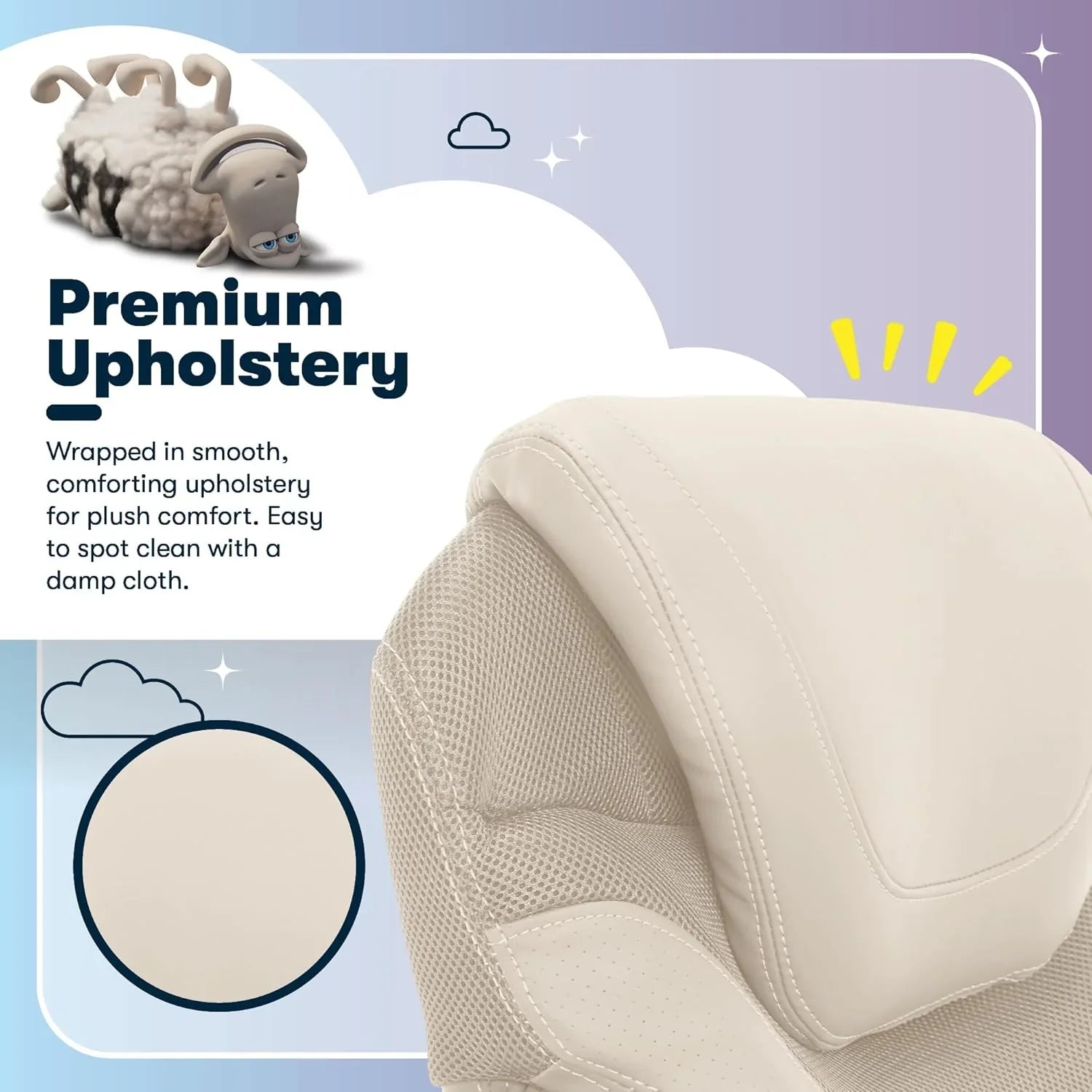 Chaise de bureau exécutive, bureau et chaise d'ordinateur ergonomiques