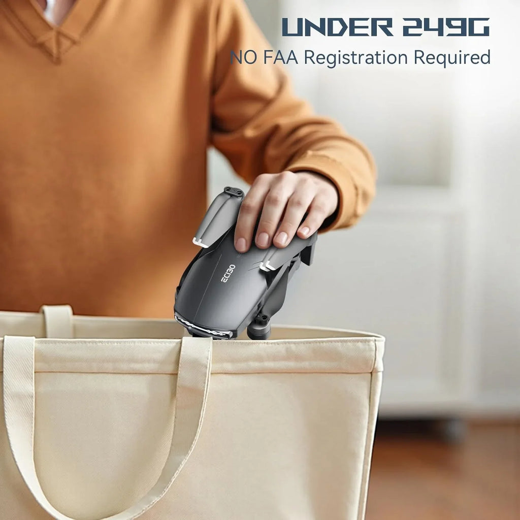 Drone à moteur sans balais pour adulte avec caméra, vidéo FPV longue portée 4K UHD