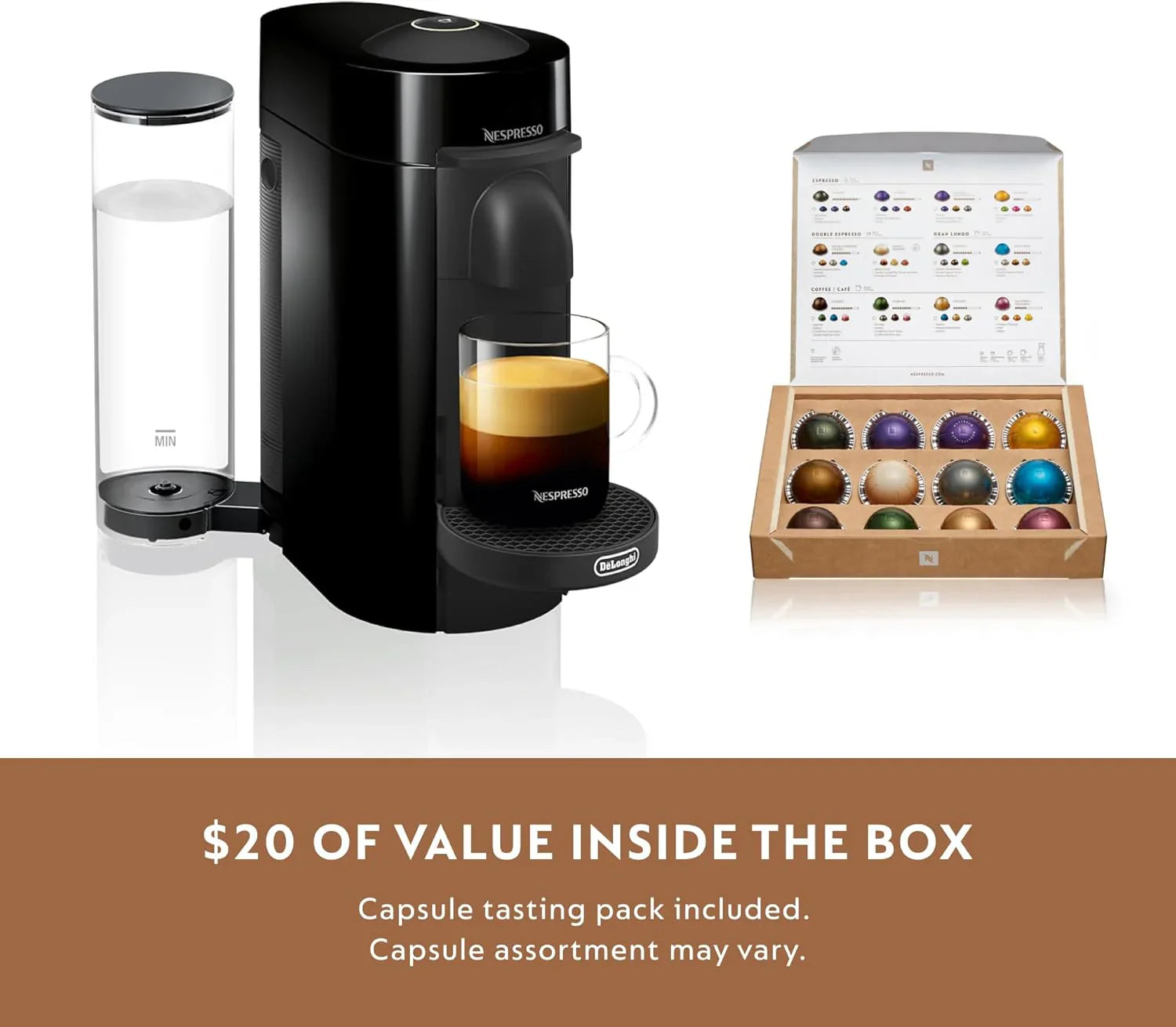 Machine à café et expresso Nespresso Vertuo Plus de De'Longhi