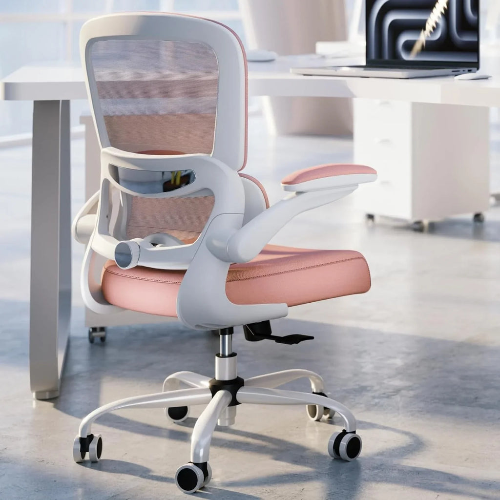 Chaise de bureau ergonomique TRALT, capacité de 150 kg, en maille, avec roulettes